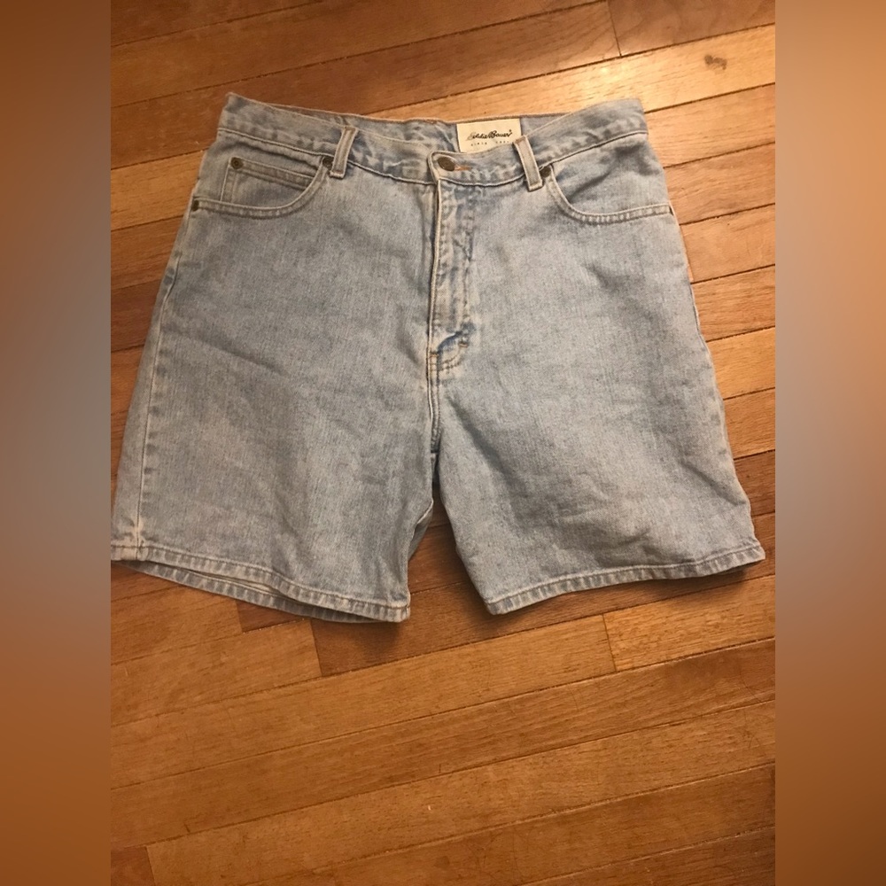 Eddie Bauer Light Wash Jean Shorts